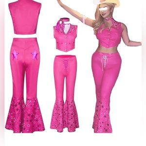 Women’s Barbie Western Costume. Size Small. Never worn.